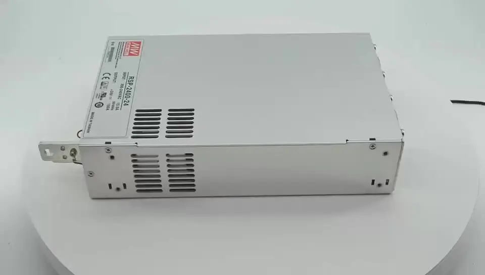 RSP-2400-24 Meanwell Power Supply 2400W 220V to 24V 100A Switching Power Supply with PFC Function
RSP-2400-24 Meanwell Power Supply 2400W 220V to 24V 100A Switching Power Supply with PFC Function