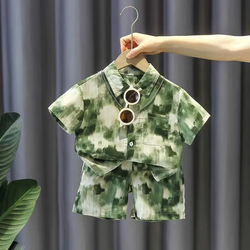 Summer Sets Boys Shirt Shorts Kids Clothes2pcs Children Suits 2 3 4 5 6 7 Year Print Sets Kids Outfits
Summer Sets Boys Shirt Shorts Kids Clothes2pcs Children Suits 2 3 4 5 6 7 Year Print Sets Kids Outfits