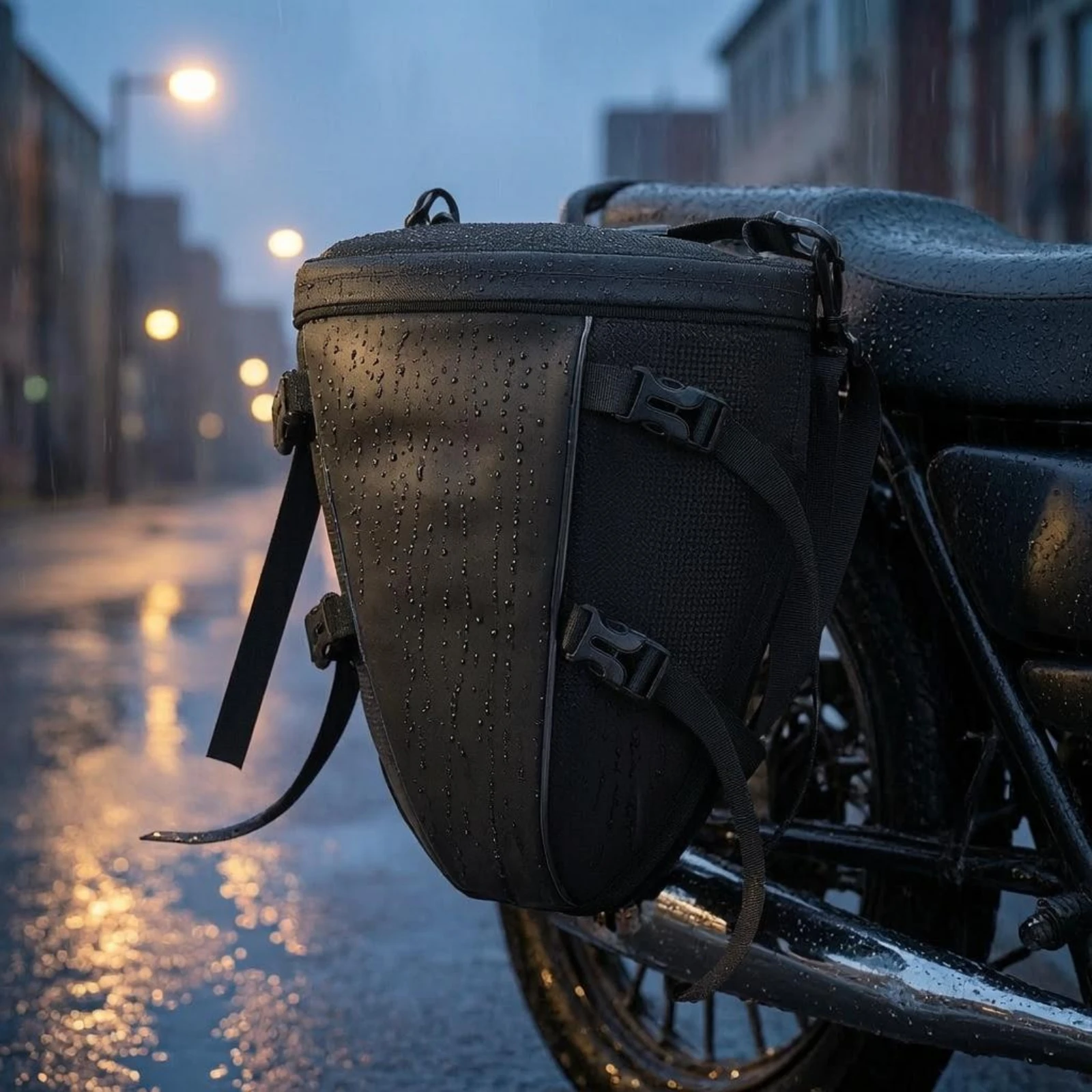 Hanging Motorcycle Bag Buckle Fasteners Motorcycle Saddlebag Waterproof Side Bag Zippered Top Riding Accessory Quick Release
Hanging Motorcycle Bag Buckle Fasteners Motorcycle Saddlebag Waterproof Side Bag Zippered Top Riding Accessory Quick Release