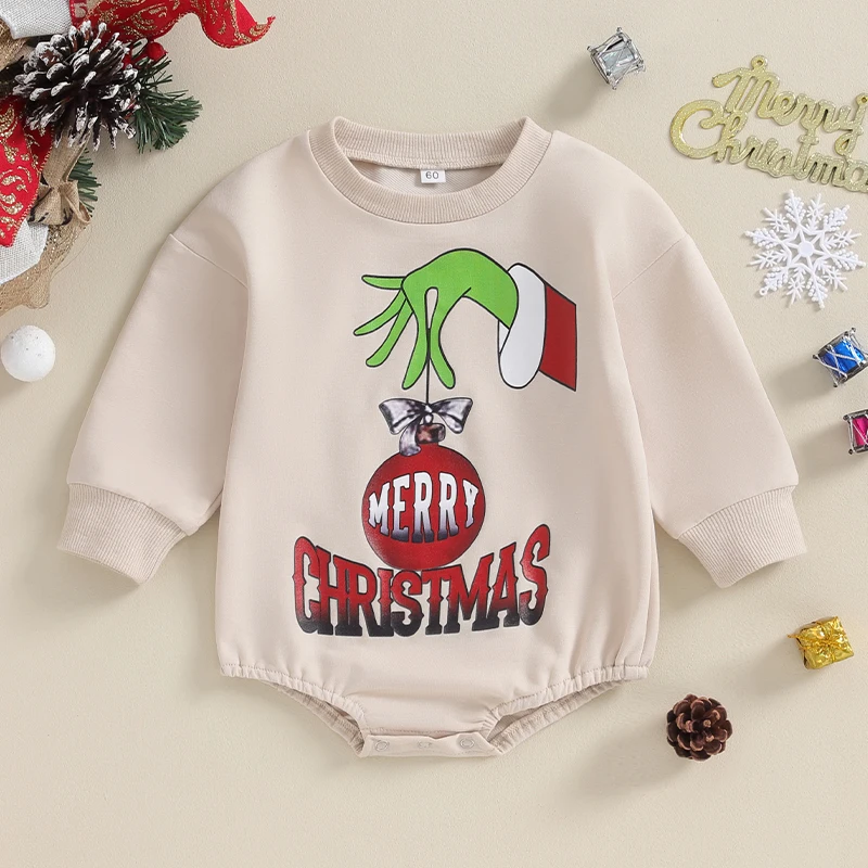 2023-10-04 Lioraitiin 0-18M Toddler Baby Boy Girl Christmas Clothes Long Sleeve Sweatshirt Rompers Merry Christmas Print Outifit
2023-10-04 Lioraitiin 0-18M Toddler Baby Boy Girl Christmas Clothes Long Sleeve Sweatshirt Rompers Merry Christmas Print Outifit