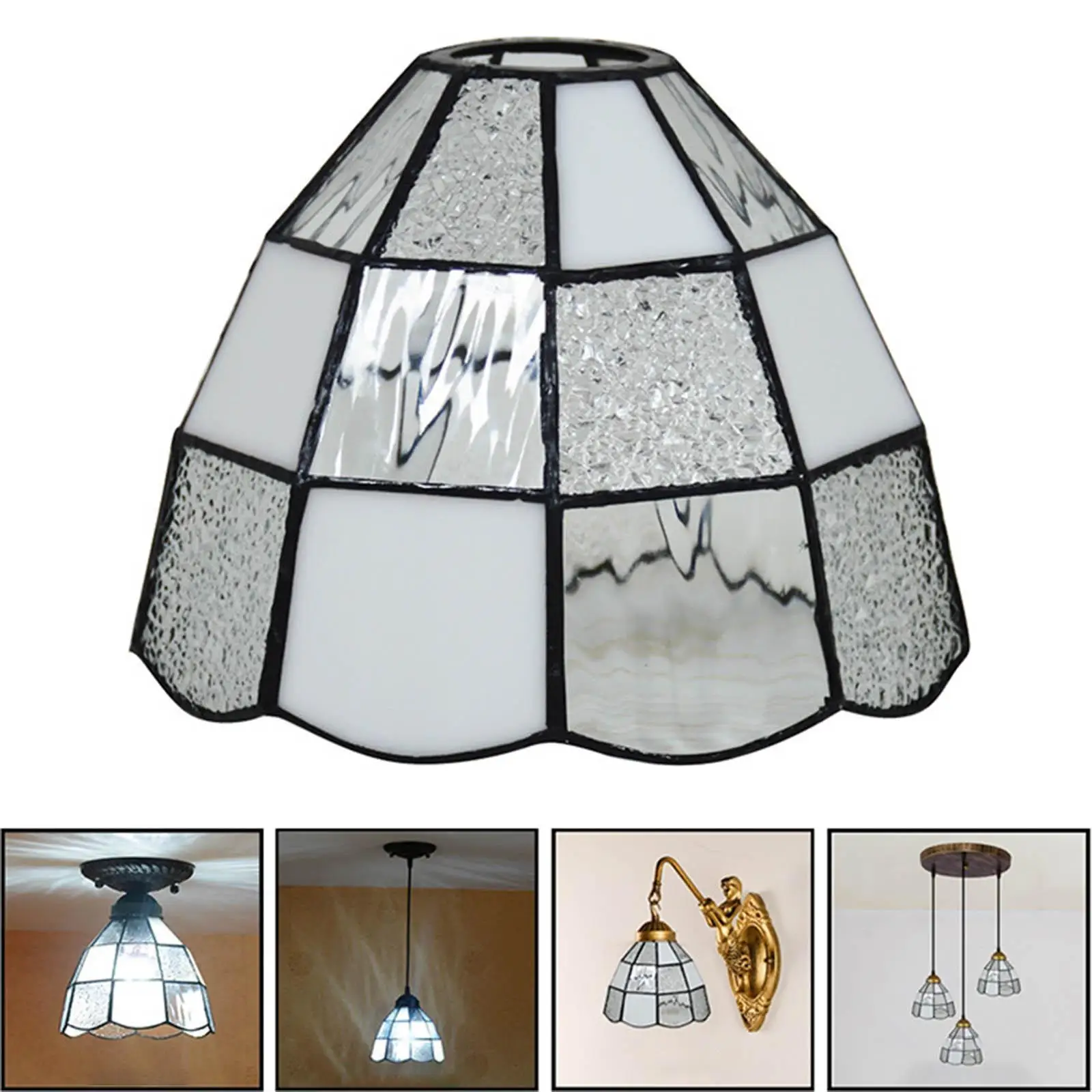 Glass Lamp Shade Light Fixture Boho Replacement Ceiling Shade Chandelier Shade for Corridor Bar Living Room Party Farmhouse
Glass Lamp Shade Light Fixture Boho Replacement Ceiling Shade Chandelier Shade for Corridor Bar Living Room Party Farmhouse