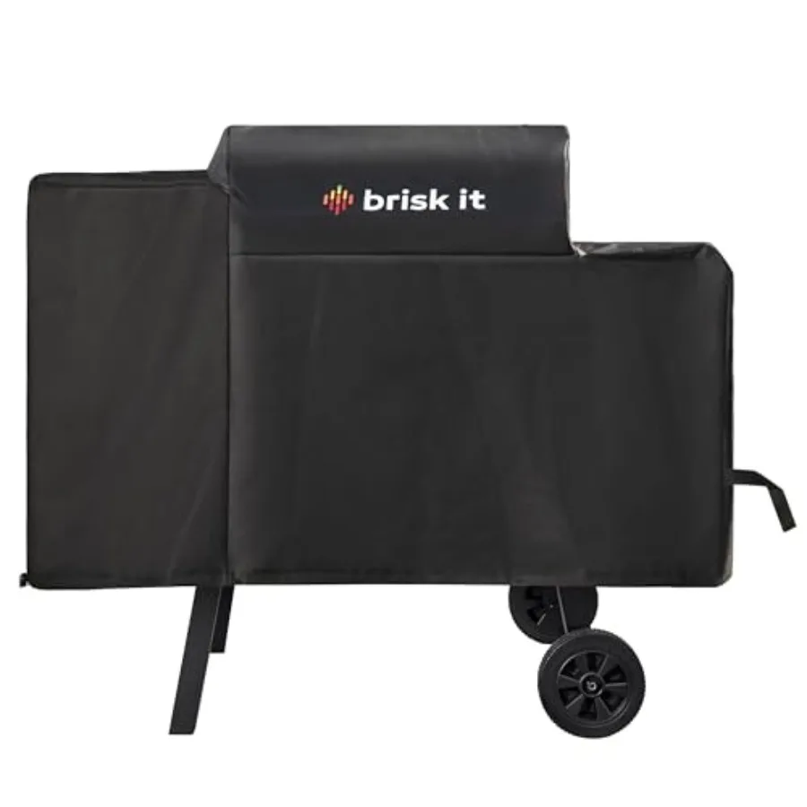 Brisk It Grill Cover for Wood Pellet Grill Heavy Duty Waterproof Smoker Cover Rip-Proof BBQ Grill Cover Full Length Black
Brisk It Grill Cover for Wood Pellet Grill Heavy Duty Waterproof Smoker Cover Rip-Proof BBQ Grill Cover Full Length Black
