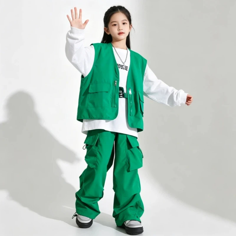Children's Street Dance Costume, Hip-hop Stage Performance Costume Set, Girls' Jazz Dance, Drum Set, Walking Show Performance
Children's Street Dance Costume, Hip-hop Stage Performance Costume Set, Girls' Jazz Dance, Drum Set, Walking Show Performance