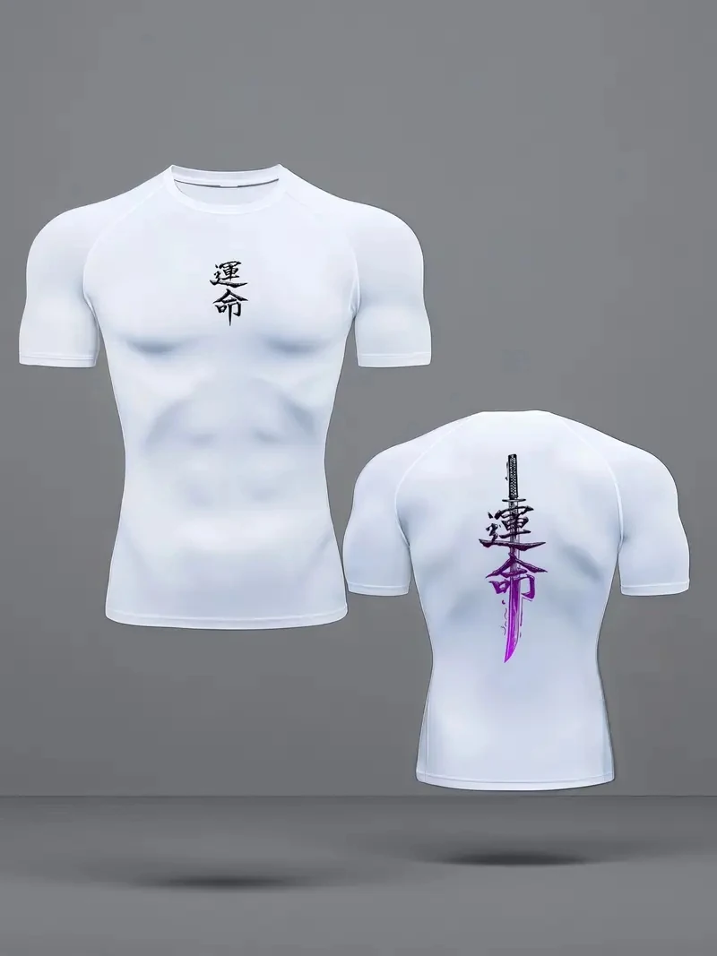Men's sports short sleeved tight fitting shirt gym exercise anti rash underwear base exercise quick drying T-shirt top
Men's sports short sleeved tight fitting shirt gym exercise anti rash underwear base exercise quick drying T-shirt top
