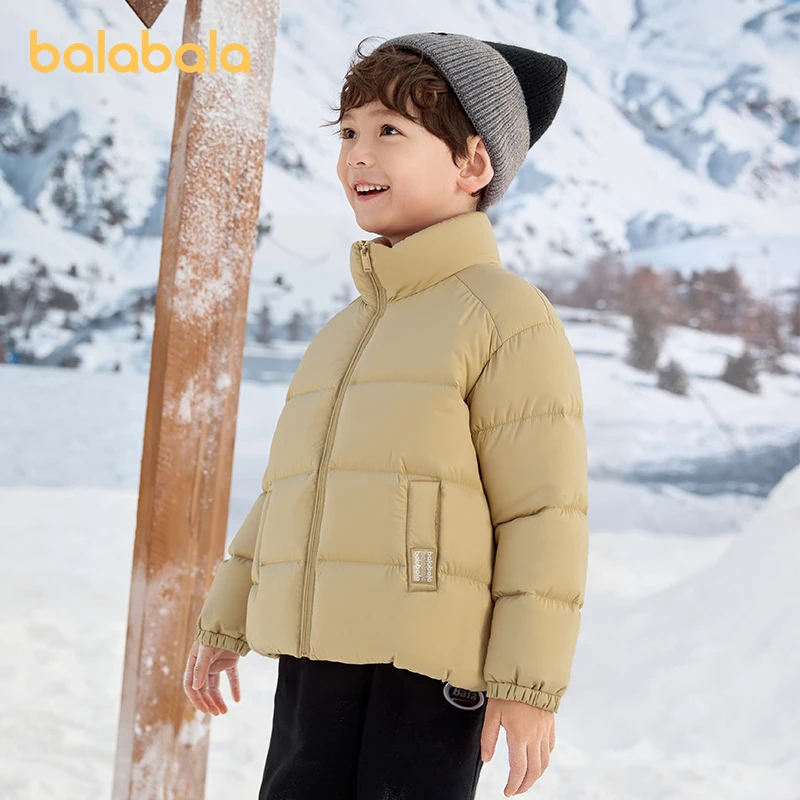 Balabala Kids Winter Down Jacket Boys Girls Thick Warm Outerwear Windproof Waterproof Parent-Child Style 2025
Balabala Kids Winter Down Jacket Boys Girls Thick Warm Outerwear Windproof Waterproof Parent-Child Style 2025