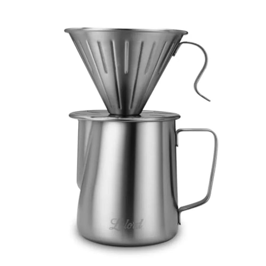 Набор кофеварки Pour Over с конструкцией из нержавеющей стали 304 включает 100 штук бумажных фильтров размером 02 и Mi на 600 мл.
Набор кофеварки Pour Over с конструкцией из нержавеющей стали 304 включает 100 штук бумажных фильтров размером 02 и Mi на 600 мл.