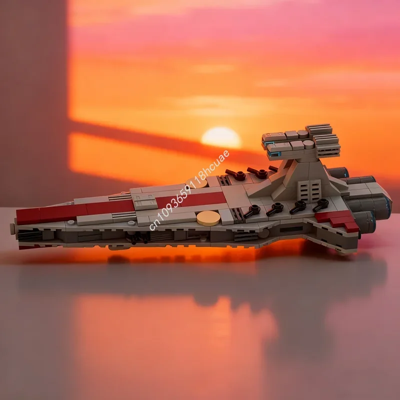 280pcs MOC Mini Venator Class Republic Attack Star Model Christmas Gifts Building Blocks Construction DIY Idea Brick Toys
280pcs MOC Mini Venator Class Republic Attack Star Model Christmas Gifts Building Blocks Construction DIY Idea Brick Toys