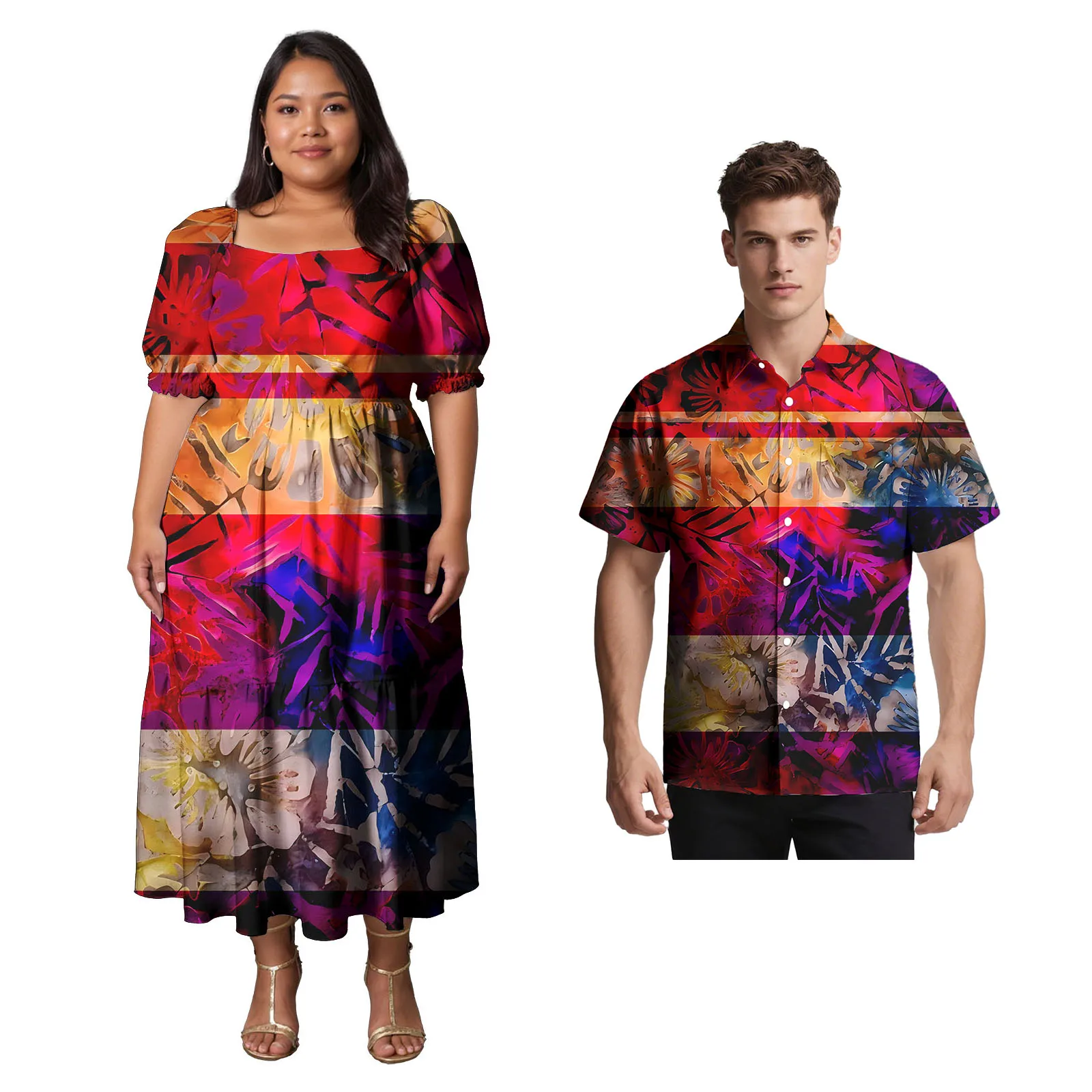 Последний дизайн, одежда для влюбленных на заказ, мужская праздничная гавайская рубашка, женское повседневное полинезийское платье большого размера, одинаковые наряды для пар, Самоан
Последний дизайн, одежда для влюбленных на заказ, мужская праздничная гавайская рубашка, женское повседневное полинезийское платье большого размера, одинаковые наряды для пар, Самоан