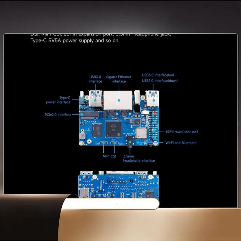 For Orange Pi RV2 Development Board 8-Core RISC-V 2TOPS AI CPU Wifi BT5.0 BLE M2 PCIE SSD Mini PC Support Ubuntu OS-X64A
For Orange Pi RV2 Development Board 8-Core RISC-V 2TOPS AI CPU Wifi BT5.0 BLE M2 PCIE SSD Mini PC Support Ubuntu OS-X64A