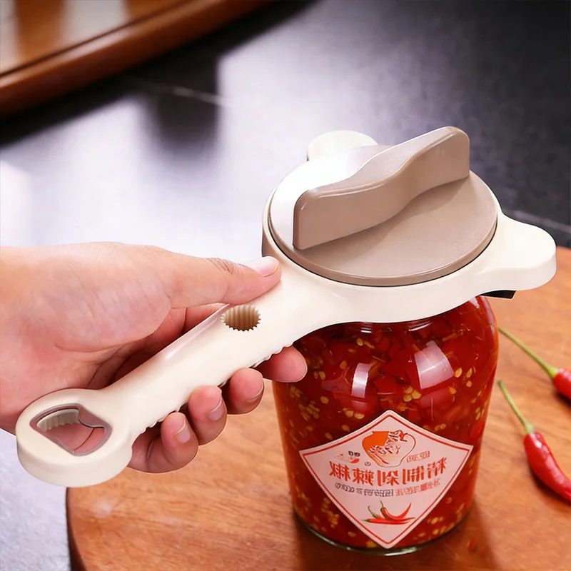 Household 4-in-1 Labor-Saving Bottle Opener, Anti-Slip Serrated Manual Adjustable Can Opening Tool
Household 4-in-1 Labor-Saving Bottle Opener, Anti-Slip Serrated Manual Adjustable Can Opening Tool