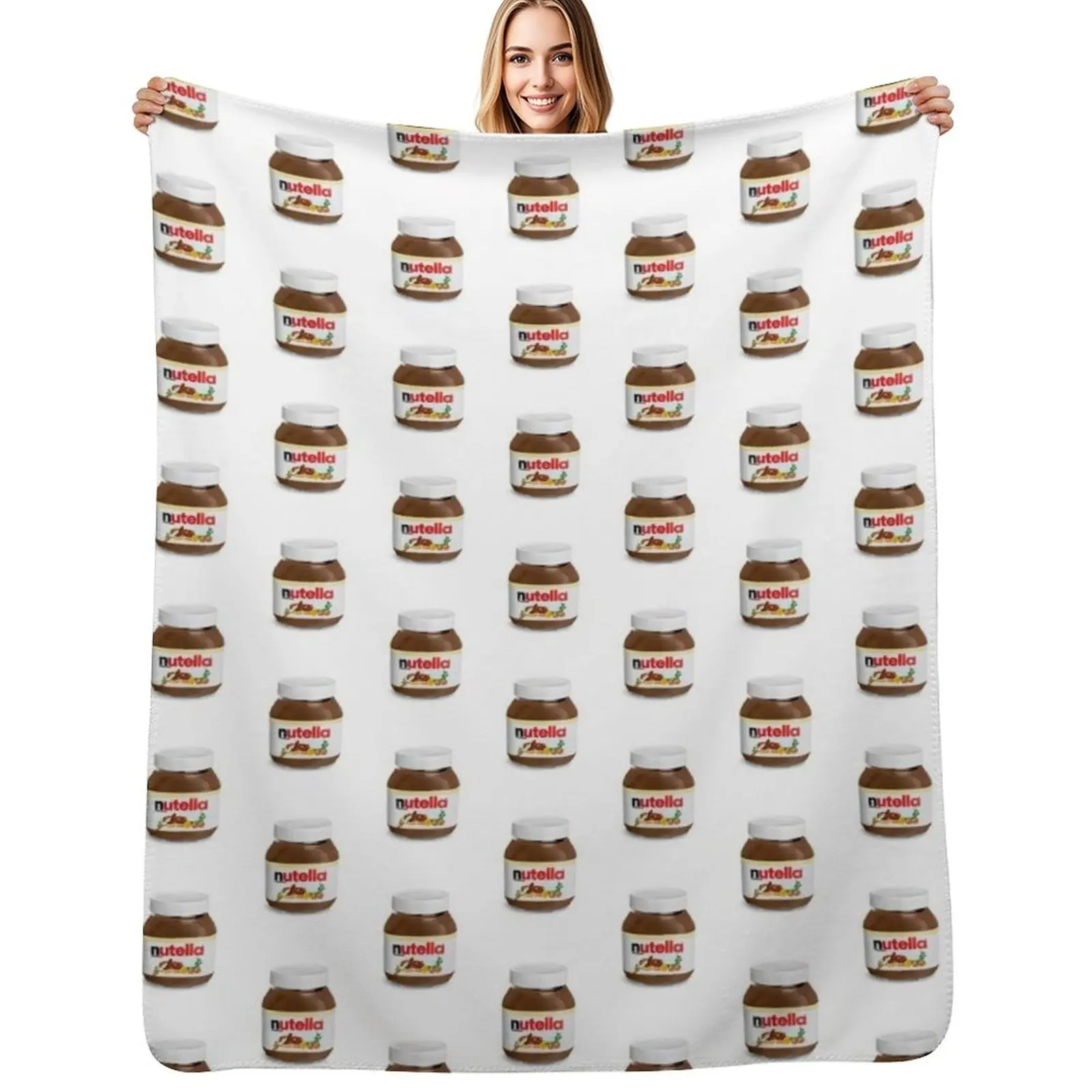 Real Nutella Throw Blanket Easy Care Comfortable Blanket for Couch
Real Nutella Throw Blanket Easy Care Comfortable Blanket for Couch