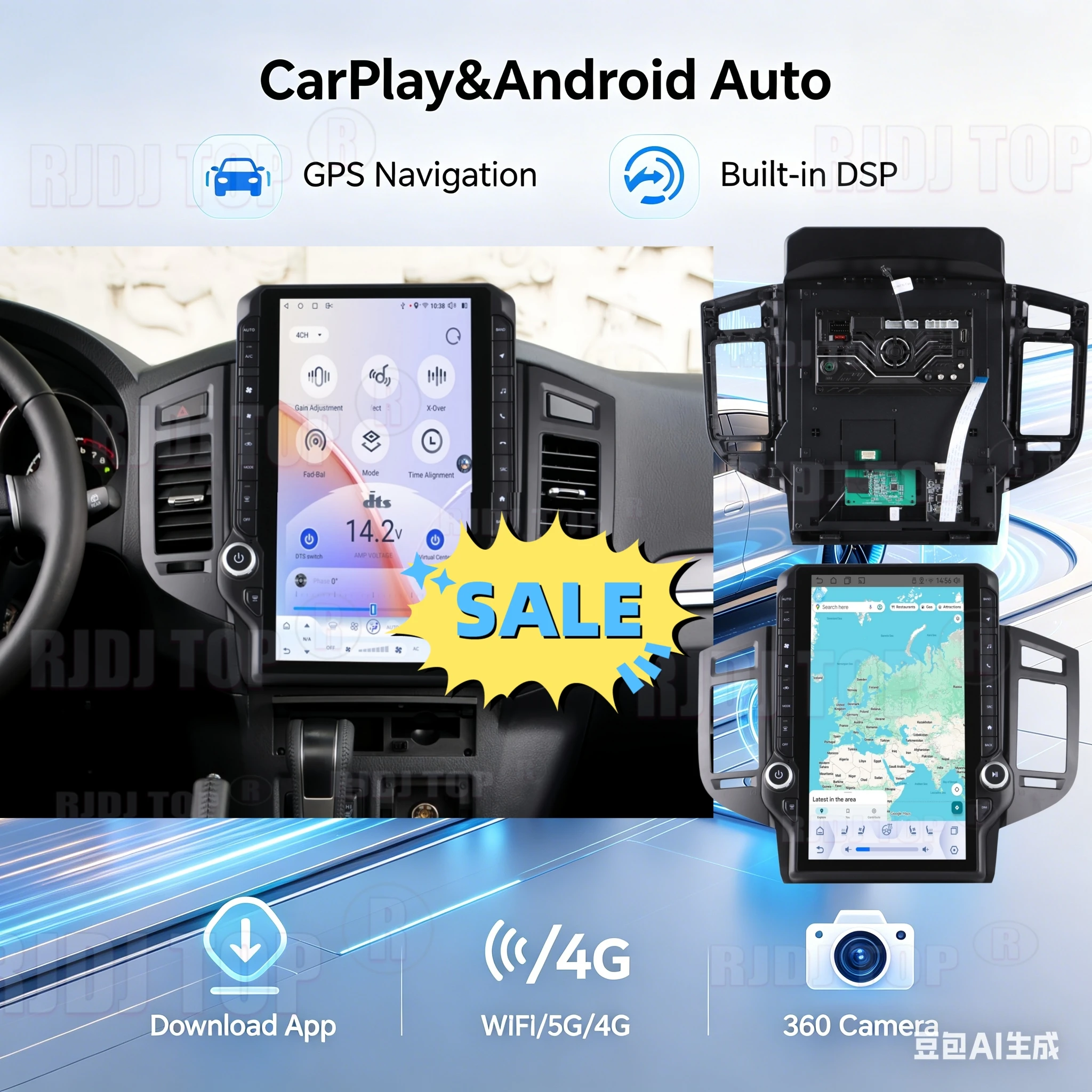 14.5" Android 14.0 For Mitsubishi Pajero 4 V80 V90 2007-2020 Car Multimedia Player Car Radio GPS Navigation Touch Screen 5G DSP
14.5" Android 14.0 For Mitsubishi Pajero 4 V80 V90 2007-2020 Car Multimedia Player Car Radio GPS Navigation Touch Screen 5G DSP