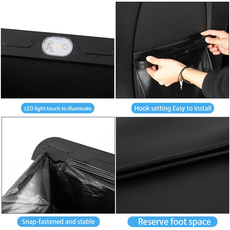 For Tesla Model 3 Y Car Garbage Bag Waterproof Magnetic Adsorption Trash Can Back Seat Hanging Leather Storage Pocket
For Tesla Model 3 Y Car Garbage Bag Waterproof Magnetic Adsorption Trash Can Back Seat Hanging Leather Storage Pocket