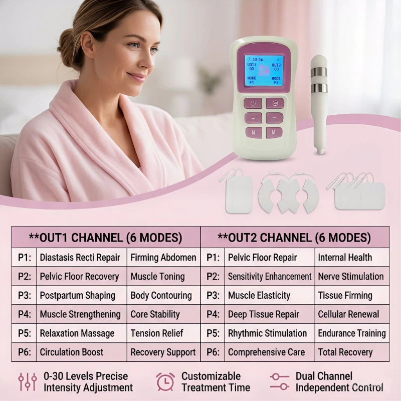 EMS Pelvic floor Muscle Stimulator Vaginal Trainer Kegel exerciser Women improve incontinence intimate sensation Tighten
EMS Pelvic floor Muscle Stimulator Vaginal Trainer Kegel exerciser Women improve incontinence intimate sensation Tighten