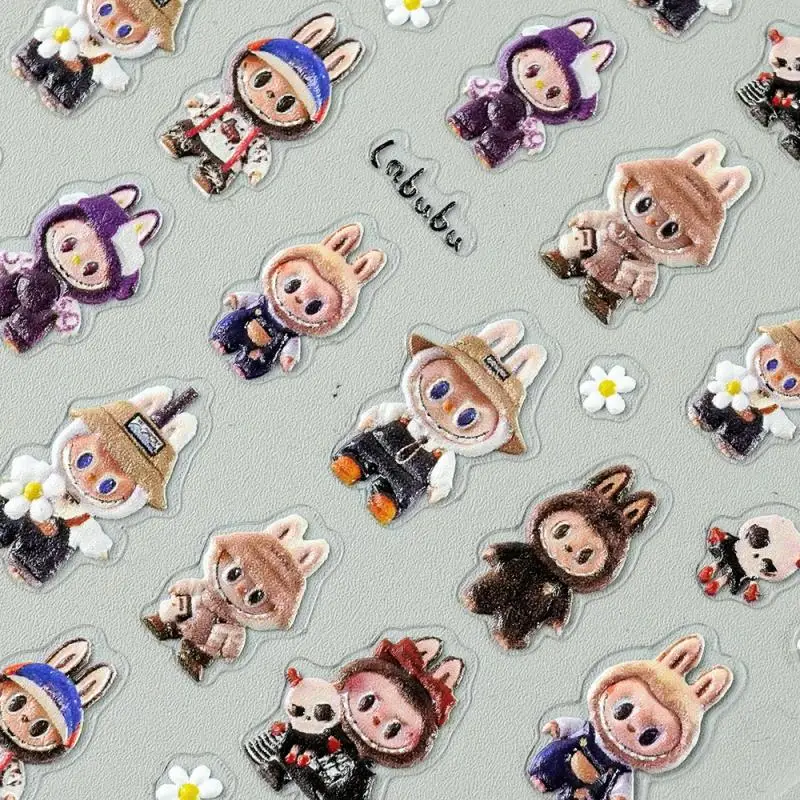 Anime New Labubu Cartoon Stickers Creative New Nail Stickers Refrigerator Phone Water Cup Tablet 3D Stickers Gift for Friends
Anime New Labubu Cartoon Stickers Creative New Nail Stickers Refrigerator Phone Water Cup Tablet 3D Stickers Gift for Friends