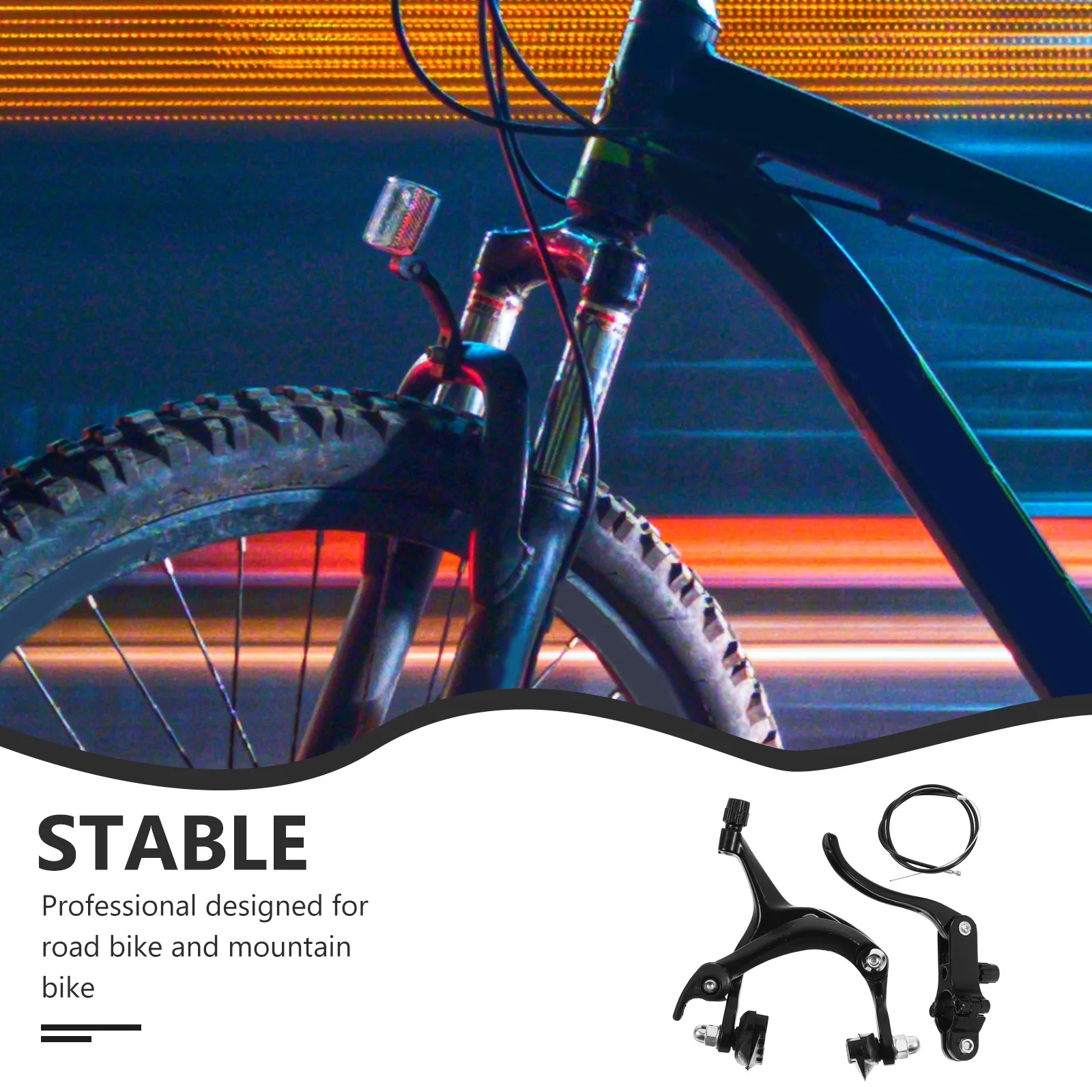 Brake Set Durable Bike High Strength Professional Alloy Cycling Brake Pads Tough Wear Resistant 
Brake Set Durable Bike High Strength Professional Alloy Cycling Brake Pads Tough Wear Resistant