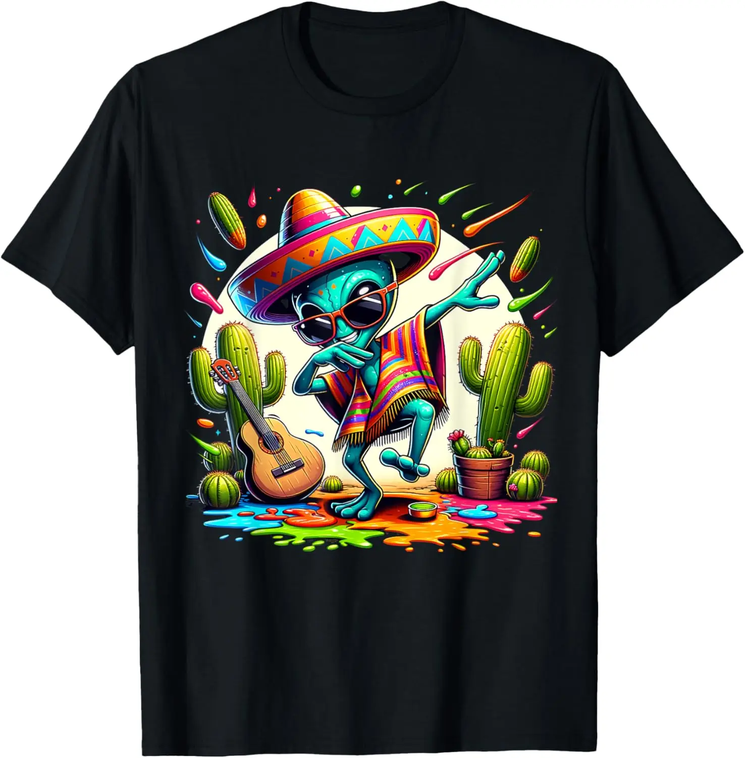 New t-shirt - Dabbing Mexican alien-Poncho Cinco de Mayo let's fiesta T-Shirt
New t-shirt - Dabbing Mexican alien-Poncho Cinco de Mayo let's fiesta T-Shirt