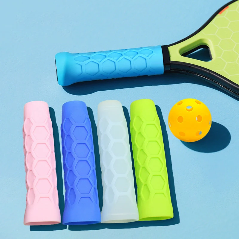 Reusable Silicone Tennis Racket Grip Sleeve Shock-Absorbing Anti-Slip Grip for Rackets
Reusable Silicone Tennis Racket Grip Sleeve Shock-Absorbing Anti-Slip Grip for Rackets