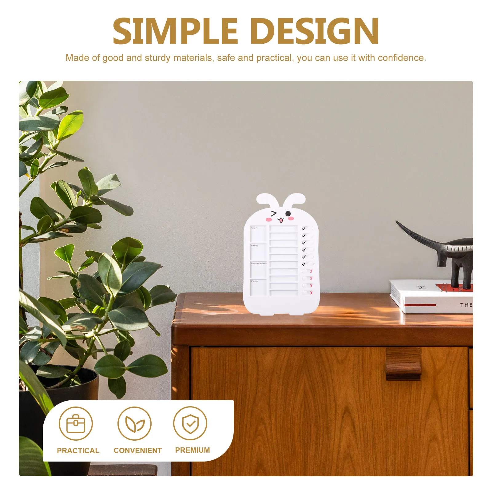 1 set Punch Card for Kids Chore Chart Sturdy Reminder Board Household Routine Tracker Portable To Do List Pad Classroom Schedule
1 set Punch Card for Kids Chore Chart Sturdy Reminder Board Household Routine Tracker Portable To Do List Pad Classroom Schedule