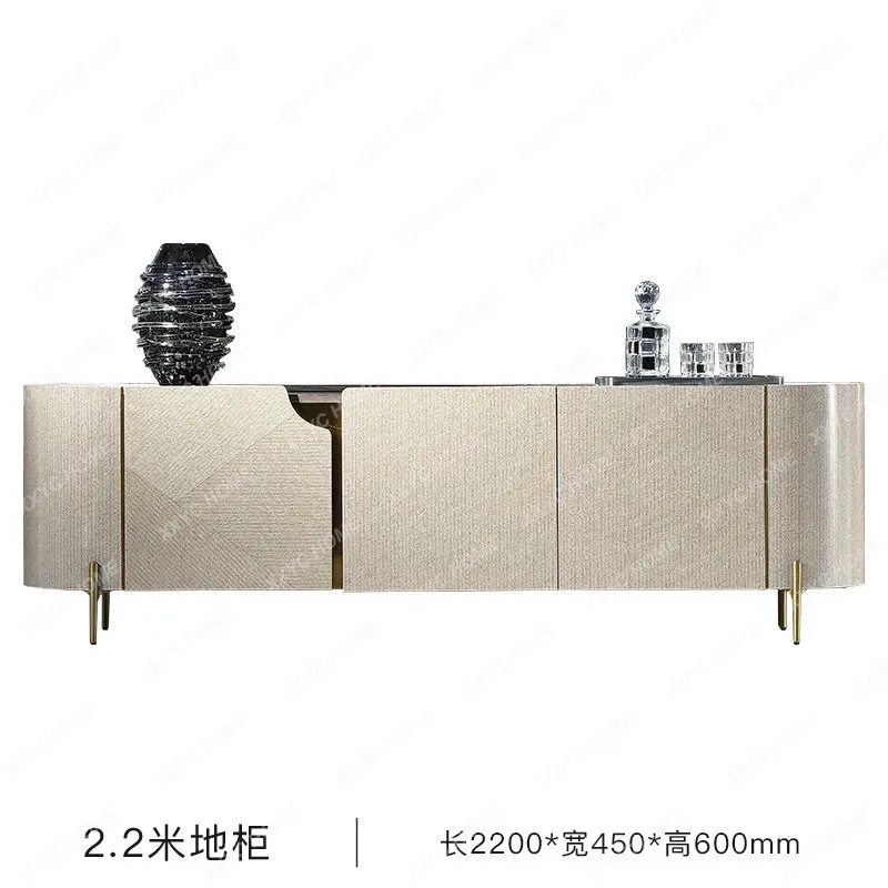 Llight luxury TV cabinet, high-end living room floor-to-ceiling modern minimalist design rock slab locker
Llight luxury TV cabinet, high-end living room floor-to-ceiling modern minimalist design rock slab locker
