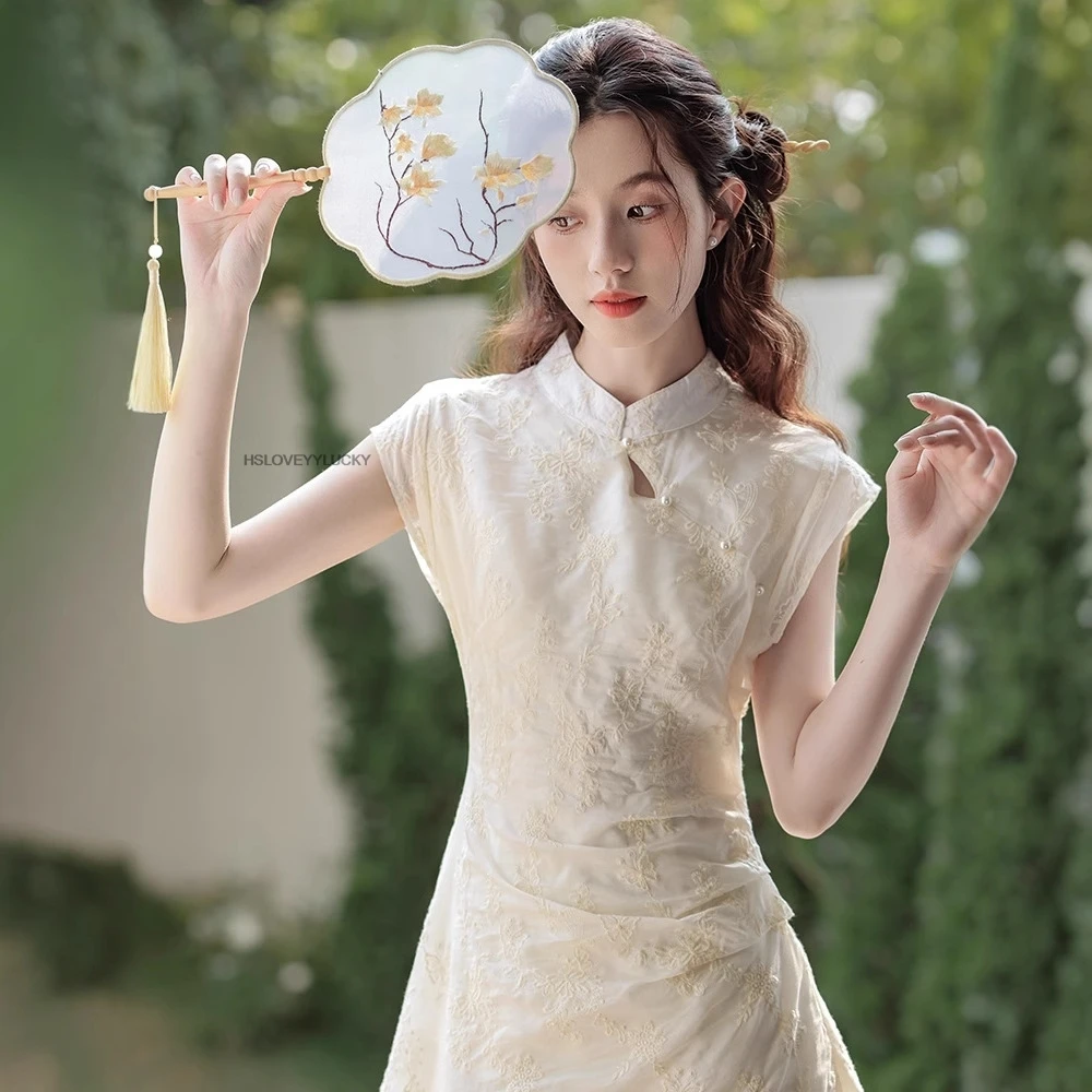 Chinese Modified Cheongsam National Style Temperament two-piece Dress Chinese Improved Qipao Skirt Sweet Jacquard Lady Dress
Chinese Modified Cheongsam National Style Temperament two-piece Dress Chinese Improved Qipao Skirt Sweet Jacquard Lady Dress