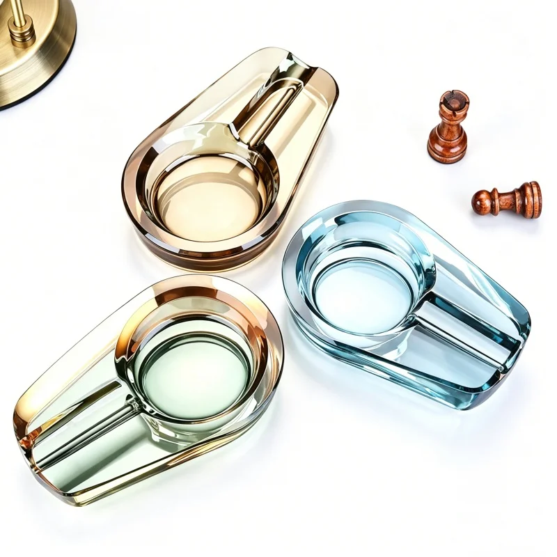 Cigar Ashtray Crystal Glass Cigarette Holder Men Outdoor Ash Tray for Patio Indoor Outdoor Home Office Tabletop Desk Decor
Cigar Ashtray Crystal Glass Cigarette Holder Men Outdoor Ash Tray for Patio Indoor Outdoor Home Office Tabletop Desk Decor