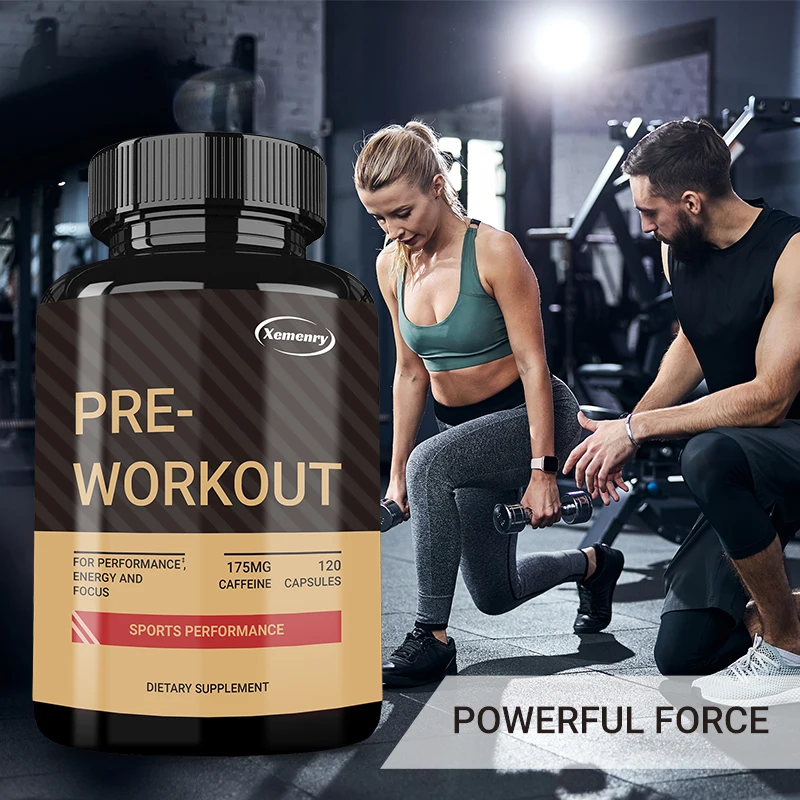 Pre-Workout Supplement - Replenish Energy, Muscle Building, Endurance Support, Improve Athletic Performance
Pre-Workout Supplement - Replenish Energy, Muscle Building, Endurance Support, Improve Athletic Performance