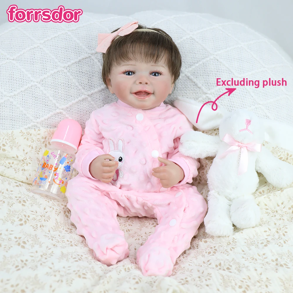 18-дюймовые мягкие силиконовые виниловые реалистичные куклы Reborn для всего тела для девочек с 3D кожей, волосы рук, высокое качество, рождественские подарки
18-дюймовые мягкие силиконовые виниловые реалистичные куклы Reborn для всего тела для девочек с 3D кожей, волосы рук, высокое качество, рождественские подарки