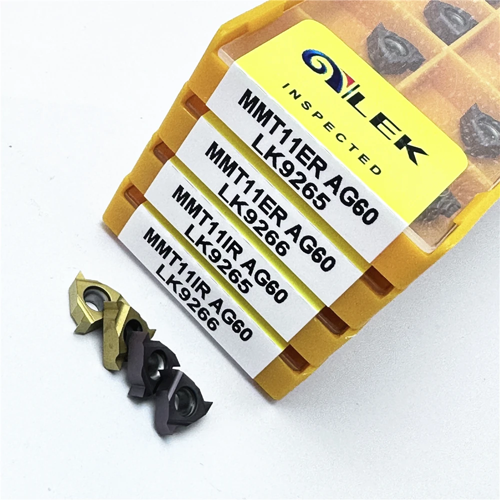 MMT11ER AG60 MMT11IR AG60 Carbide Thread Turning insert high quality CNC Thread Tool cutting tool Turning insert lathe tool
MMT11ER AG60 MMT11IR AG60 Carbide Thread Turning insert high quality CNC Thread Tool cutting tool Turning insert lathe tool
