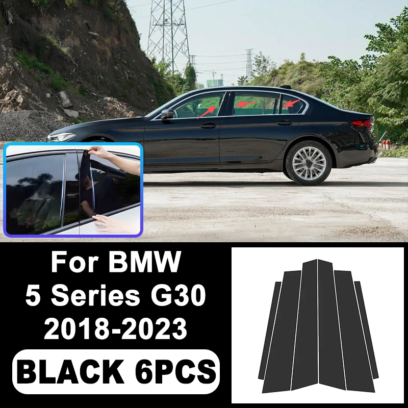 For BMW 5 Series G30 2018-2023 B/C Pillar Stickers - PC Window Decorative Trim for Middle Pillar,Car Exterior Accessories 2019
For BMW 5 Series G30 2018-2023 B/C Pillar Stickers - PC Window Decorative Trim for Middle Pillar,Car Exterior Accessories 2019