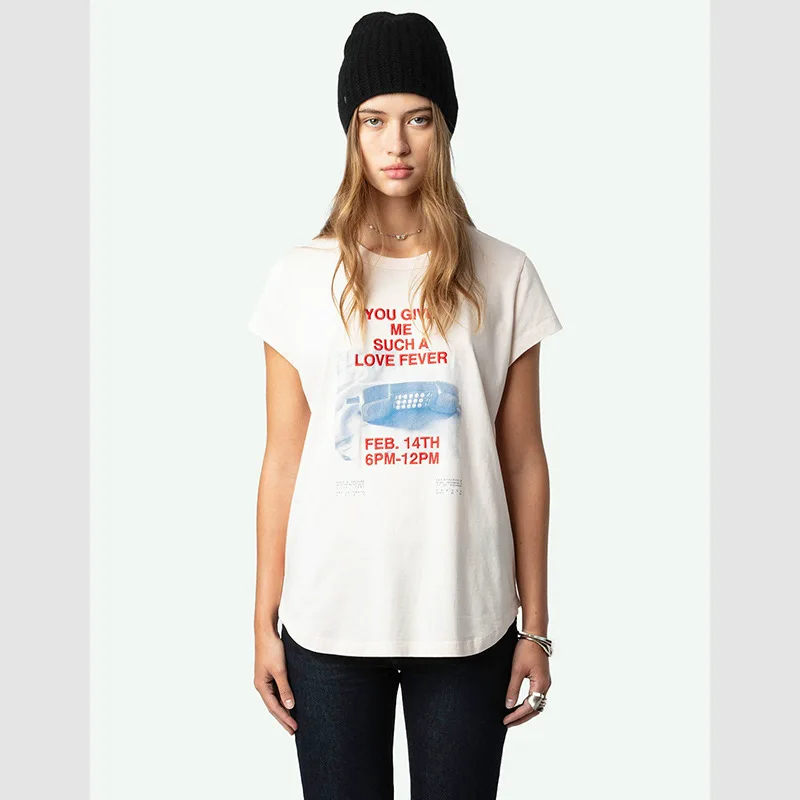 25 Summer New French Niche Blue Mobile Phone Digital Printing Embroidery Light Pink Women's Short Sleeve T-Shirt
25 Summer New French Niche Blue Mobile Phone Digital Printing Embroidery Light Pink Women's Short Sleeve T-Shirt