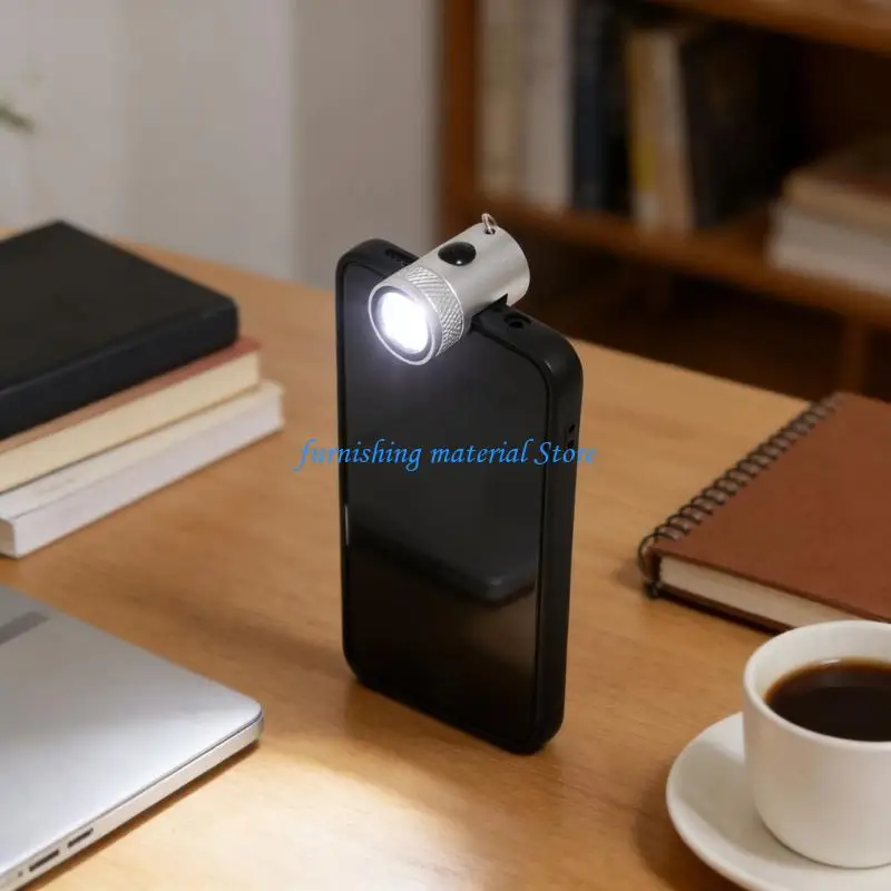 Y5GD Small LED Flashlight with USB C Connection 3 Modes Phone External Light Aluminum Plastic Texture Suitable for Travel
Y5GD Small LED Flashlight with USB C Connection 3 Modes Phone External Light Aluminum Plastic Texture Suitable for Travel
