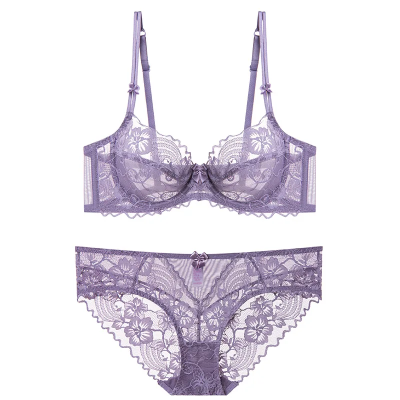 L'bellagiovanna Floral Lace Bra & Briefs Set Sexy Ultra-Thin Underwire Shaping Lingerie Unlined Supportive Fit for Women BCD Cup
L'bellagiovanna Floral Lace Bra & Briefs Set Sexy Ultra-Thin Underwire Shaping Lingerie Unlined Supportive Fit for Women BCD Cup