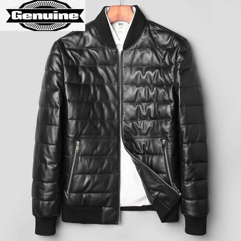 Sheepskin Men's Leather Jacket Winter Coat Men Genuine Leather Jacket Warm Down Jackets veste cuir homme 31C1303 YY299
Sheepskin Men's Leather Jacket Winter Coat Men Genuine Leather Jacket Warm Down Jackets veste cuir homme 31C1303 YY299