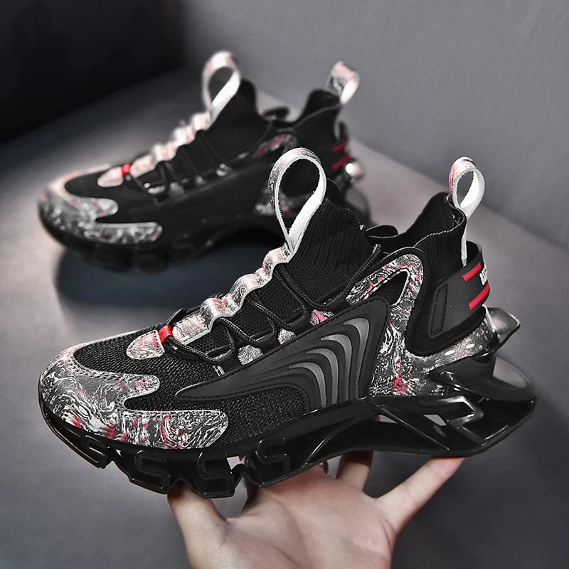 Small niche design, Blade Warrior men's shoes, retro camouflage trend, high top shoe machine, stylish, thick soled casual shoes
Small niche design, Blade Warrior men's shoes, retro camouflage trend, high top shoe machine, stylish, thick soled casual shoes