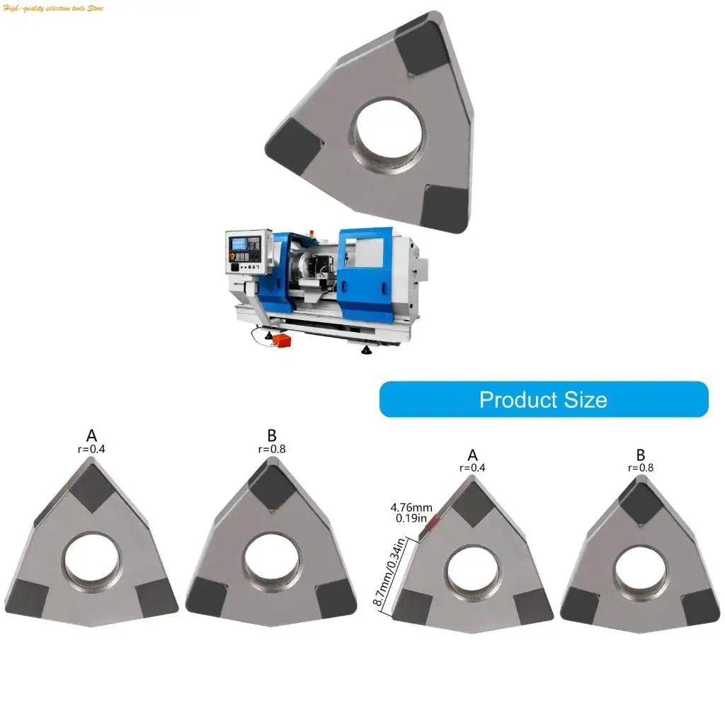 203F Turning Indexble Inserts WNMG080408 WNMG080404 Cubic Boron Nitride Suitable
203F Turning Indexble Inserts WNMG080408 WNMG080404 Cubic Boron Nitride Suitable