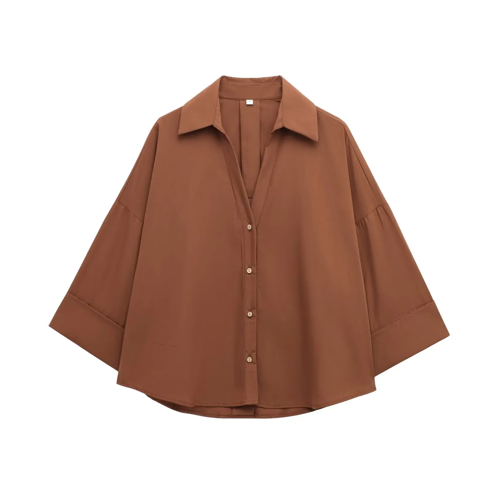 BM&MD&ZA Womens Solid Color V Neck Three Quarter Sleeve Shirt Fashion Loose Fit Design Stylish Ladies Casual Blouse
BM&MD&ZA Womens Solid Color V Neck Three Quarter Sleeve Shirt Fashion Loose Fit Design Stylish Ladies Casual Blouse