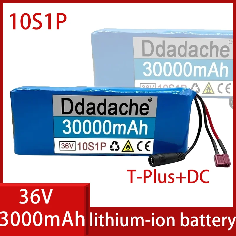100% original New 36V 30000mAh 10S1P 18650 lithium ion rechargeable battery pack electric bicycle scooter belt 20A BMS 36V 30Ah
100% original New 36V 30000mAh 10S1P 18650 lithium ion rechargeable battery pack electric bicycle scooter belt 20A BMS 36V 30Ah