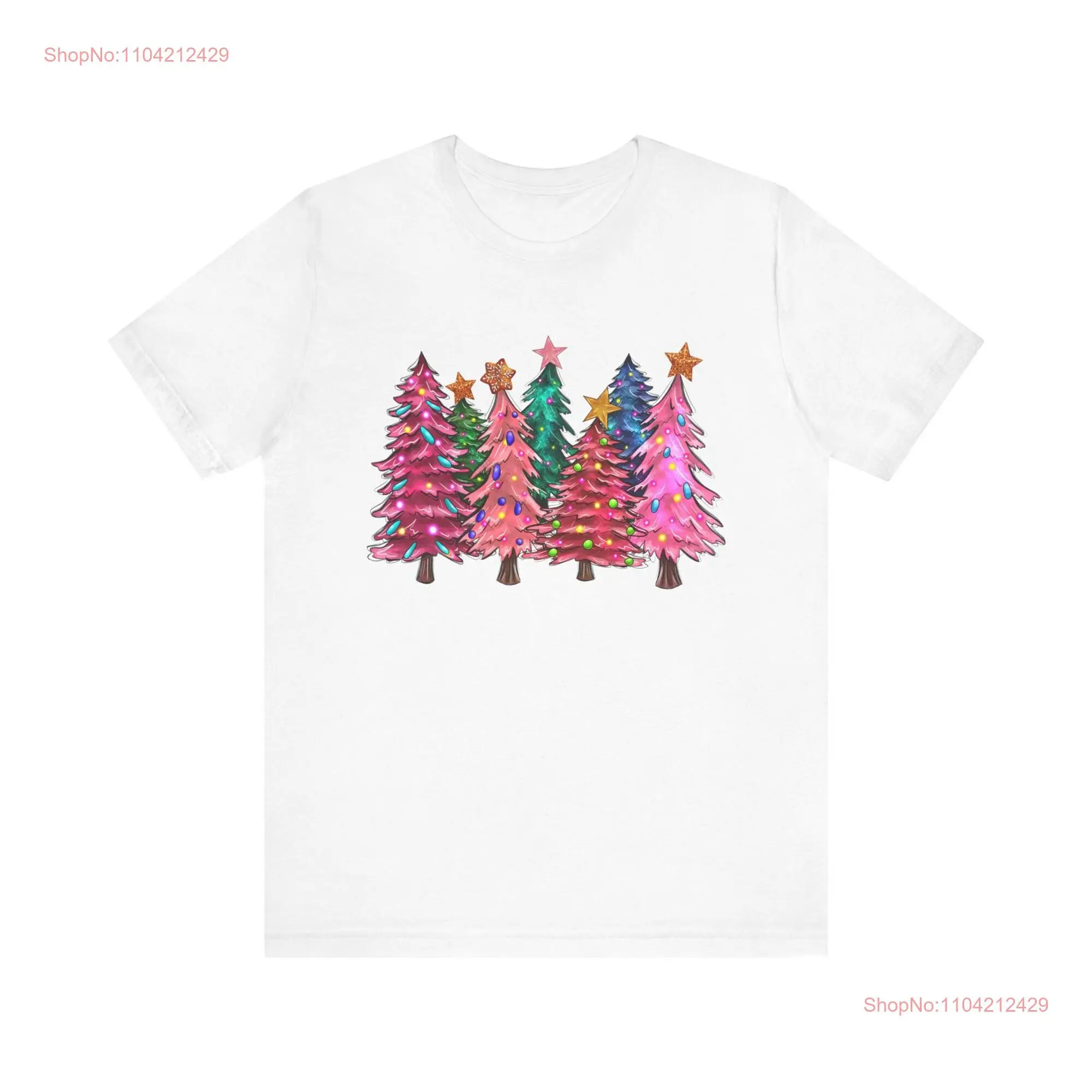 Рождественская футболка Pink Tree Holiday для женщин, зимняя футболка с длинными или короткими рукавами
Рождественская футболка Pink Tree Holiday для женщин, зимняя футболка с длинными или короткими рукавами