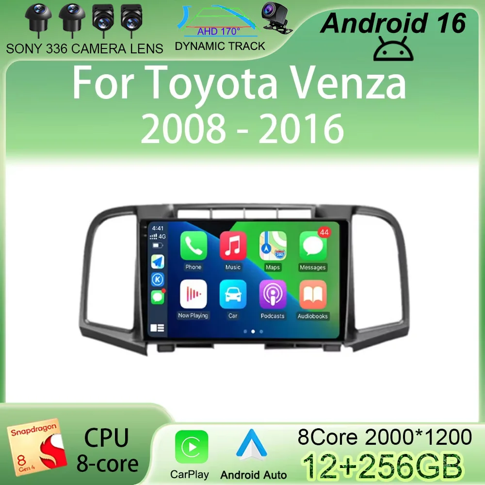 Android 16 Carplay Auto Car Radio For Toyota Venza 2008-2016 DSP Multimedia Video Player Stereo Navi GPS Head Unit Audio WIFI+4G
Android 16 Carplay Auto Car Radio For Toyota Venza 2008-2016 DSP Multimedia Video Player Stereo Navi GPS Head Unit Audio WIFI+4G