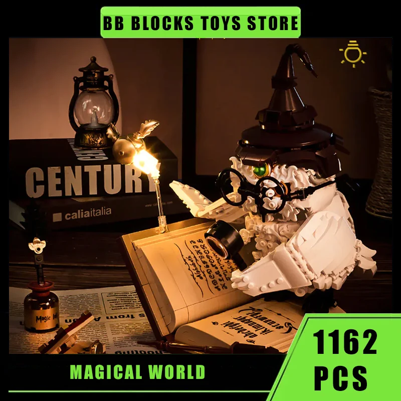 MOC Технические игрушки фильм Волшебный мир Гарри Строительные блоки со светом Магическая модель совы DIY Кирпичи Подарки на день рождения Дети Дети
MOC Технические игрушки фильм Волшебный мир Гарри Строительные блоки со светом Магическая модель совы DIY Кирпичи Подарки на день рождения Дети Дети