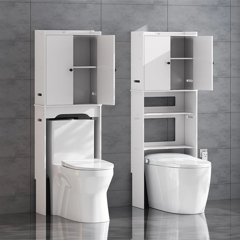 Toilet floor rack non-punching bathroom toilet cabinet multi-layer waterproof locker toilet storage cabinet
Toilet floor rack non-punching bathroom toilet cabinet multi-layer waterproof locker toilet storage cabinet