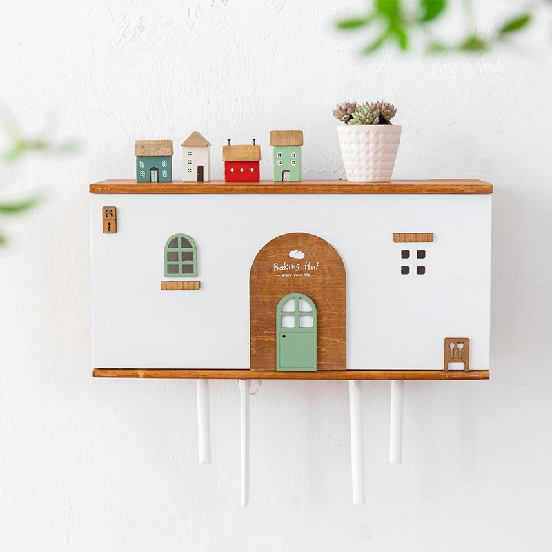 Creative Cartoon Wireless Router Storage Box Hollow Wall Mounted WiFi Set Top Box Organizer for Home Broadband Dustproof Decor
Creative Cartoon Wireless Router Storage Box Hollow Wall Mounted WiFi Set Top Box Organizer for Home Broadband Dustproof Decor