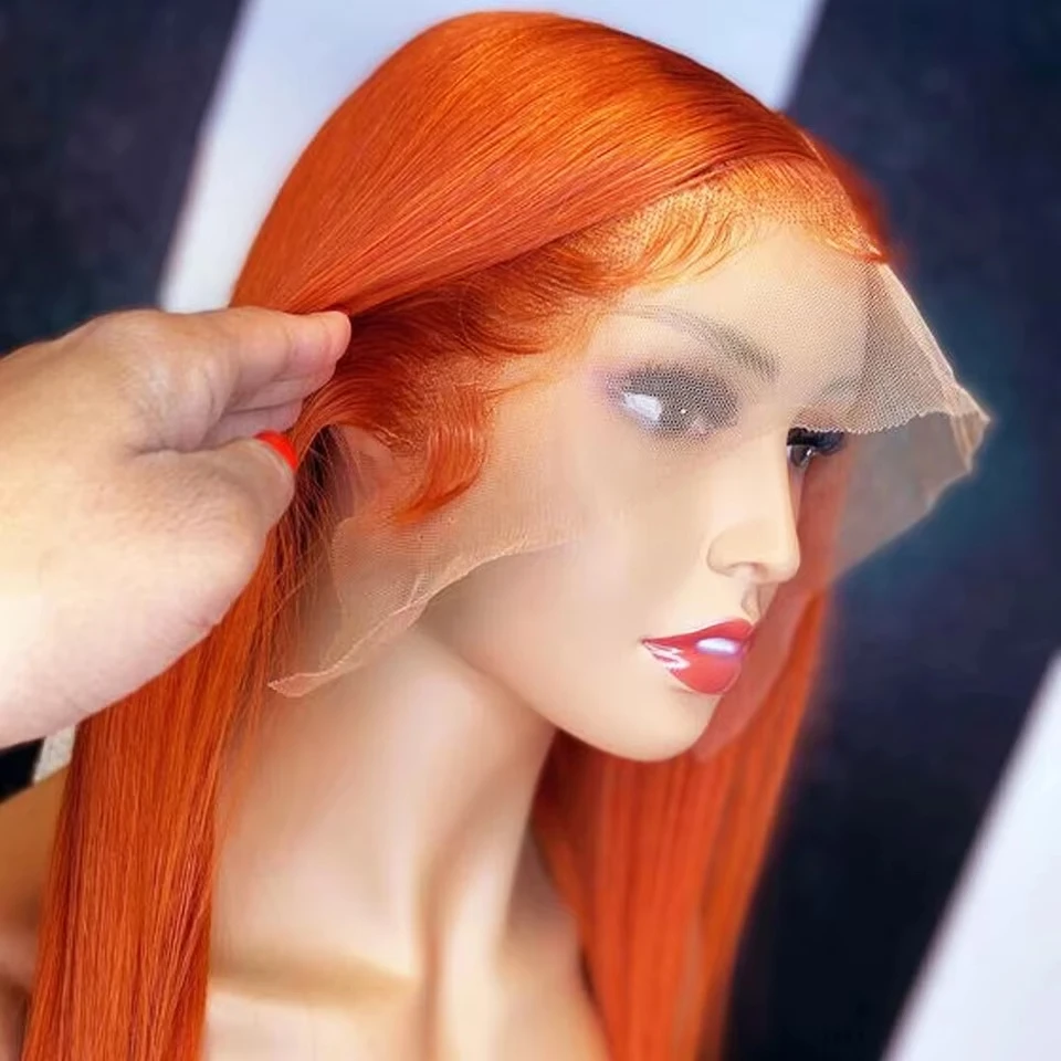 #350 210% Density Bob Wig Human Hair Straight 13x4 Transparent Lace Frontal Human Hair Wigs 100% Human Hair Ginger Colored Wig 
#350 210% Density Bob Wig Human Hair Straight 13x4 Transparent Lace Frontal Human Hair Wigs 100% Human Hair Ginger Colored Wig