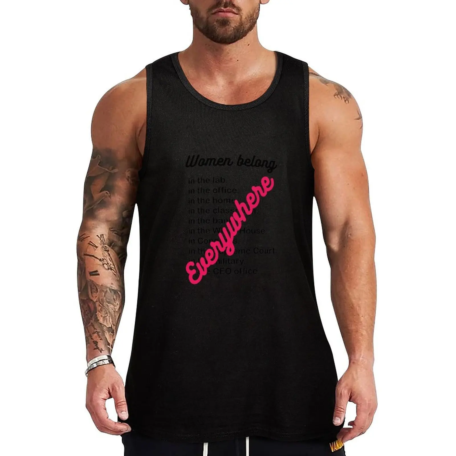 Women belong everywhere Tank Top Casual Loose Tank Top Summer Sleeveless Daily Wear
Women belong everywhere Tank Top Casual Loose Tank Top Summer Sleeveless Daily Wear
