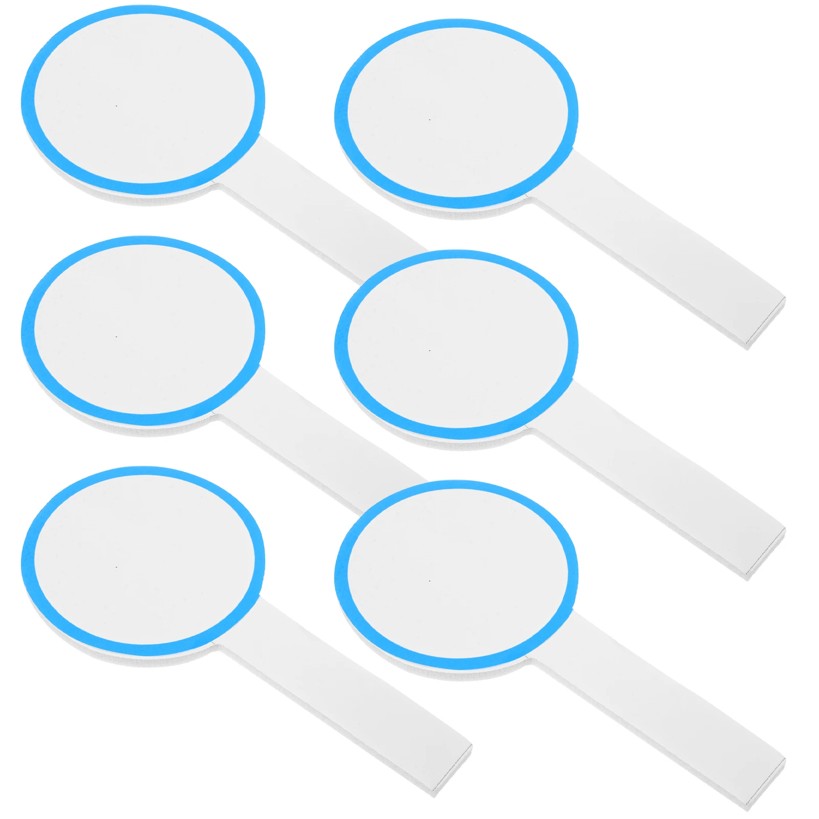 6pcs Dry Erase Paddle Board Handheld Whiteboards Blank Board for Classroom Auction Voting School Office Supplies
6pcs Dry Erase Paddle Board Handheld Whiteboards Blank Board for Classroom Auction Voting School Office Supplies