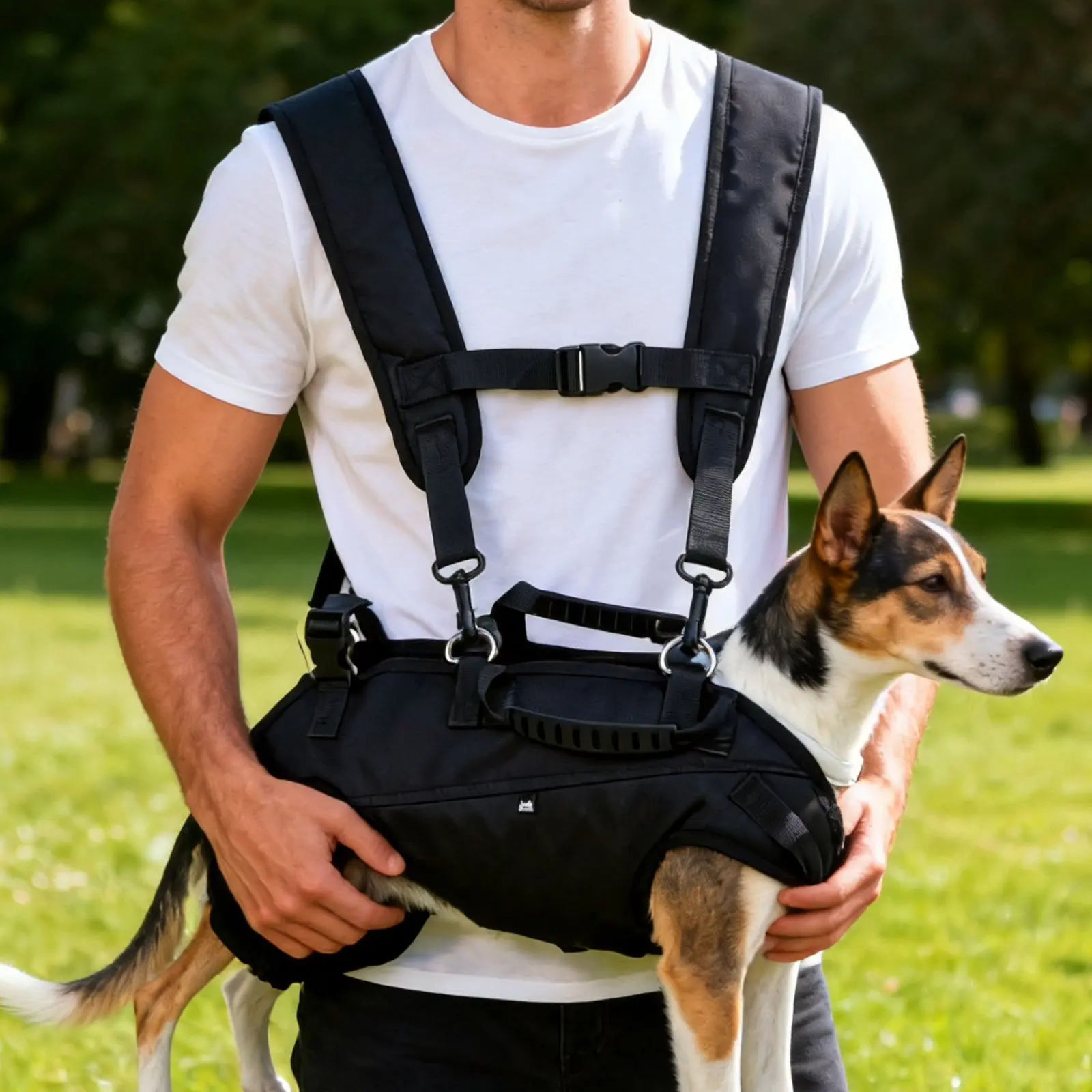 Portable Lightweight Pet Travel Backpack Carrier for Small Medium Dogs Breathable Mesh Design with Reinforced Safety Buckles
Portable Lightweight Pet Travel Backpack Carrier for Small Medium Dogs Breathable Mesh Design with Reinforced Safety Buckles