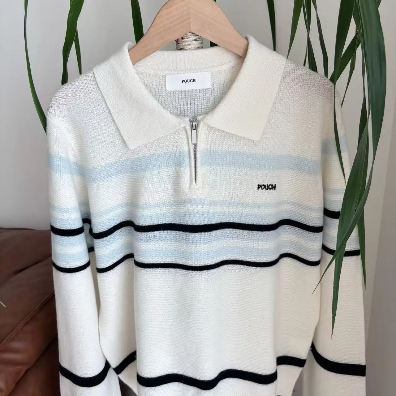 East Gate Pouch Vintage irt f Zip Knitted Long Sve Casual Loose Fit Stripe Pattern Creative Design Ladies Top
East Gate Pouch Vintage irt f Zip Knitted Long Sve Casual Loose Fit Stripe Pattern Creative Design Ladies Top