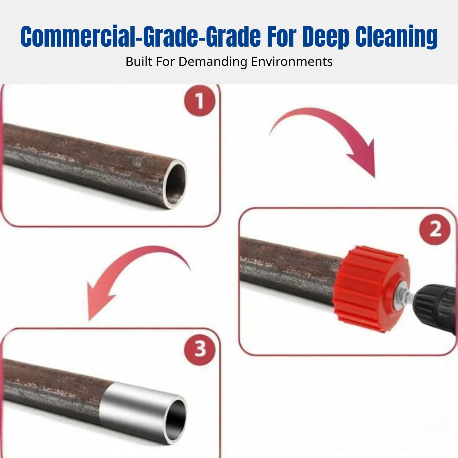 Cleaning Brush for Copper, Brass, Stainless Steel Bristles, Multi-Size Tool
Cleaning Brush for Copper, Brass, Stainless Steel Bristles, Multi-Size Tool
