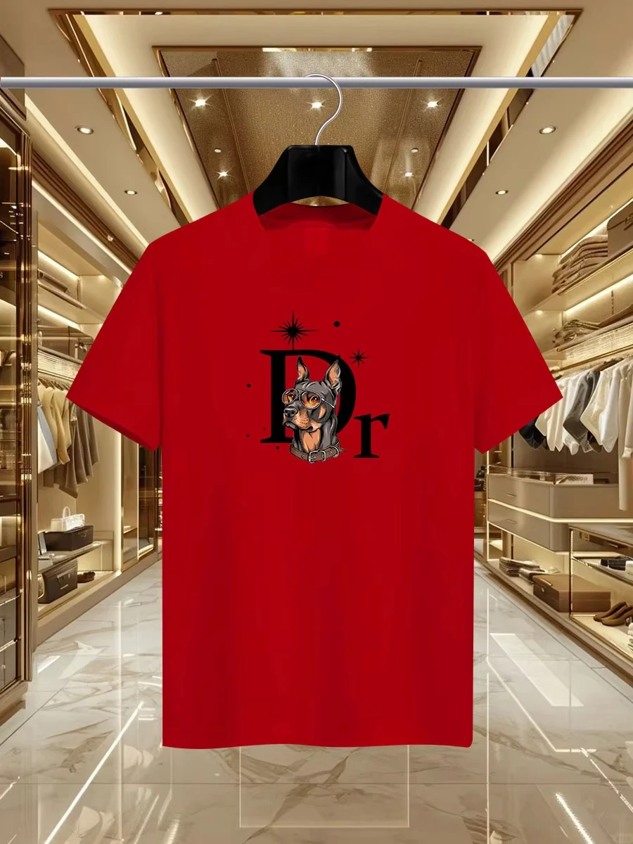 2025New Men's Woman Letter Pattern Print Cotton T-shirt Summer Loose Sizecasual Comfortable Round Neck Short Sleeved T-shirt Top
2025New Men's Woman Letter Pattern Print Cotton T-shirt Summer Loose Sizecasual Comfortable Round Neck Short Sleeved T-shirt Top
